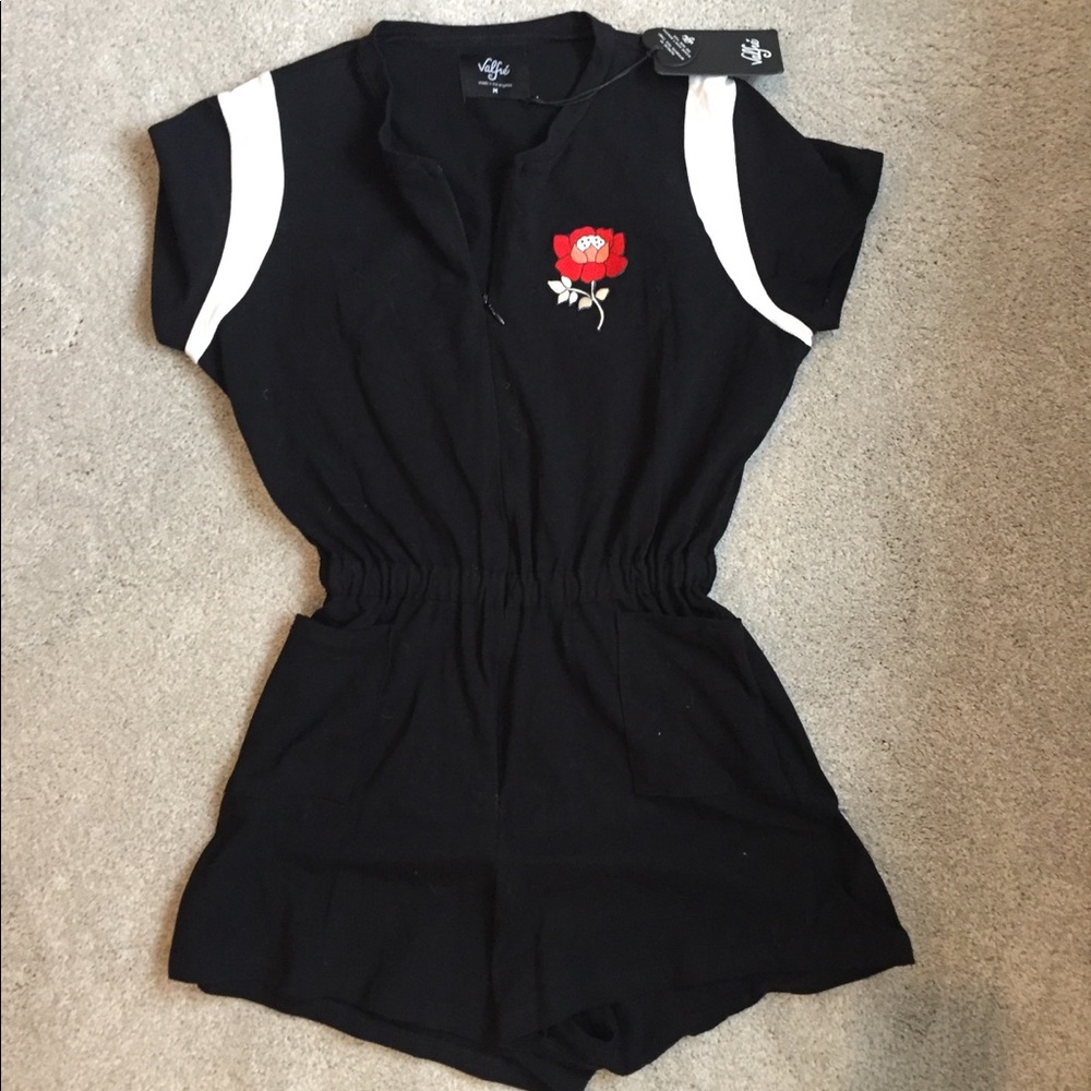 Valfre Romper with Flower Detail